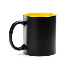 Taza de cerámica ideal para marcaje láser con interior a color. Capacidad 350 ml. 2