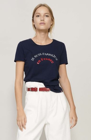 Camiseta manga corta mujer