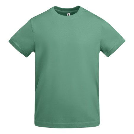 Camiseta gruesa de hombre en manga corta de algodón .