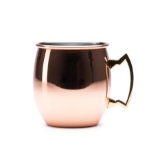  taza de acero inoxidable con recubrimiento de cobre exterior 2