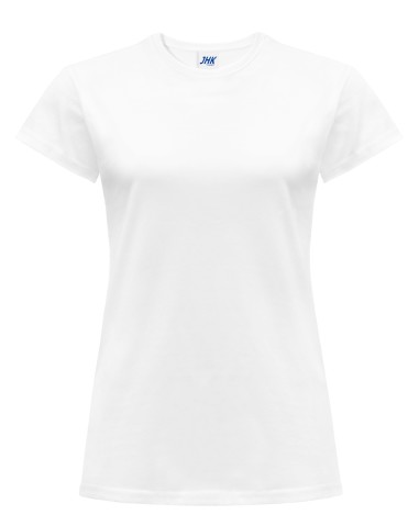 T-SHIRT BRANCA COMPRIDA PARA SENHORA
