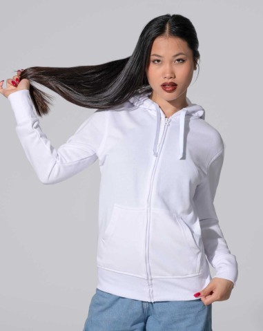 Lady Full Zip Hooded Sweatshirt