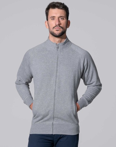 Sweatshirt CVC com fecho de correr