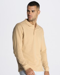 Polo regular LS para homem
